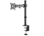 13 - 27" Inch 8kg SINGLE Screen LCD Monitor Grommet Clamp Desktop Stand VESA