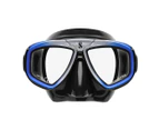 Scubapro Zoom Evo Dive Mask with Optional Corrective Lens - Clear/Blue