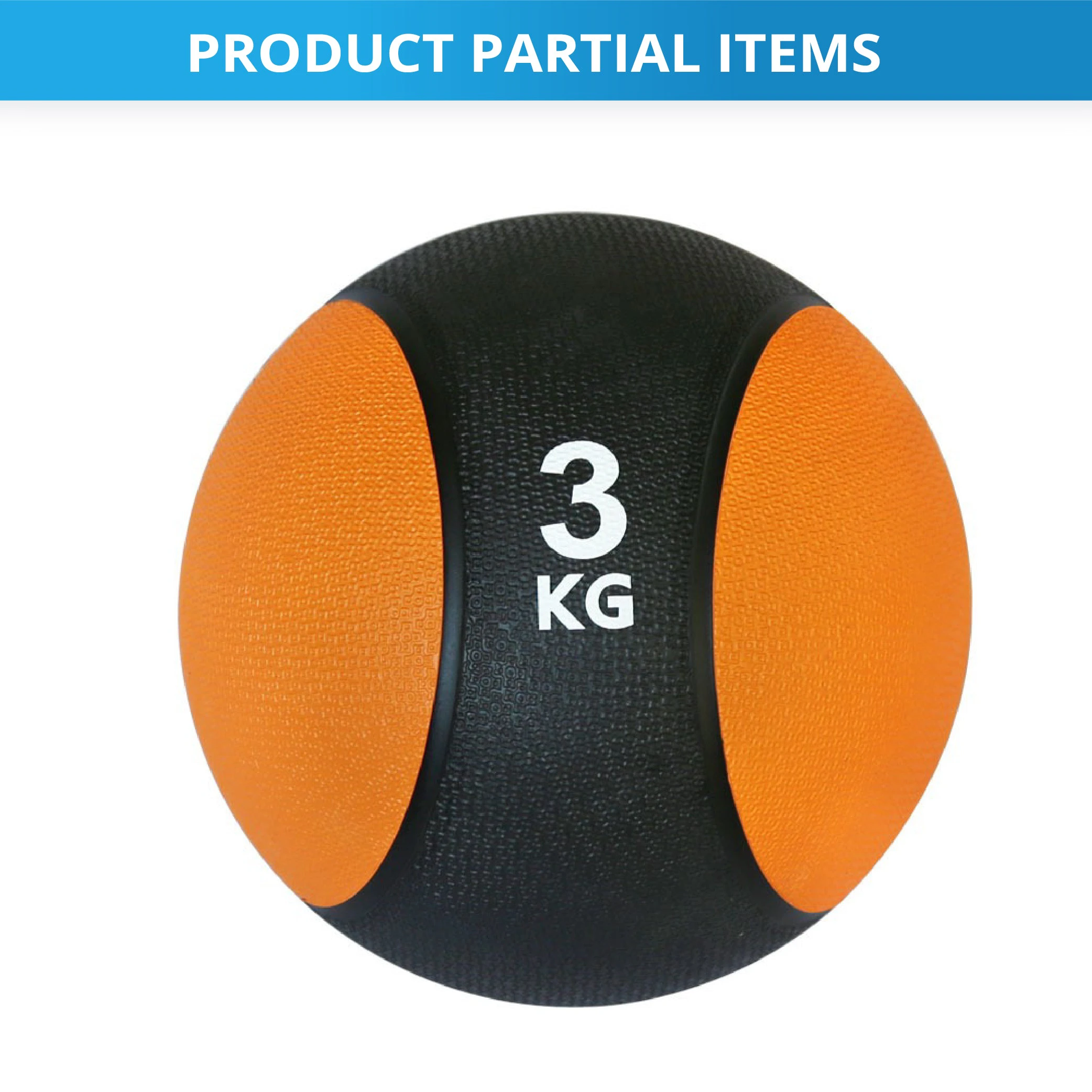 Rubber Medicine Ball - 3KG