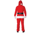 Santa Claus Unisex Adults Christmas Costume Jumpsuit