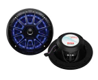 Boss Audio MRGB65B 6.5" 2-Way Marine Multi-Colour LED Speakers