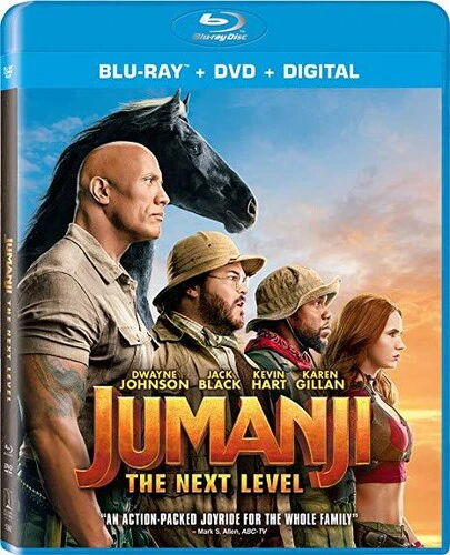 Jumanji: The Next Level  [Blu-Ray Region A: USA] With DVD, Widescreen, 2 Pack USA import