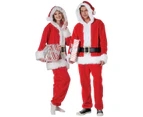 Santa Claus Unisex Adults Christmas Costume Jumpsuit