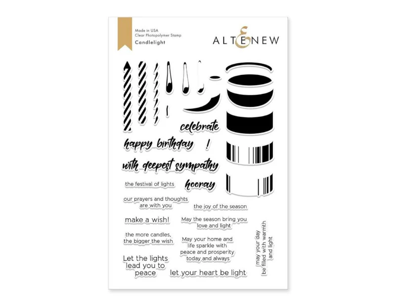 Altenew - Candlelight Stamp Set*