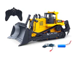 Huina 1554 1:16 2.4Ghz RC Bulldozer RC Construction Toy with LED Lights and Sound