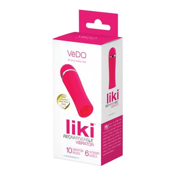 Vedo Liki Flicker Vibe Foxy Pink Powerful Clitoral Stimulator For Women In Sensual Pink  Introducing The Vedo Liki Flicker Vibe Fo