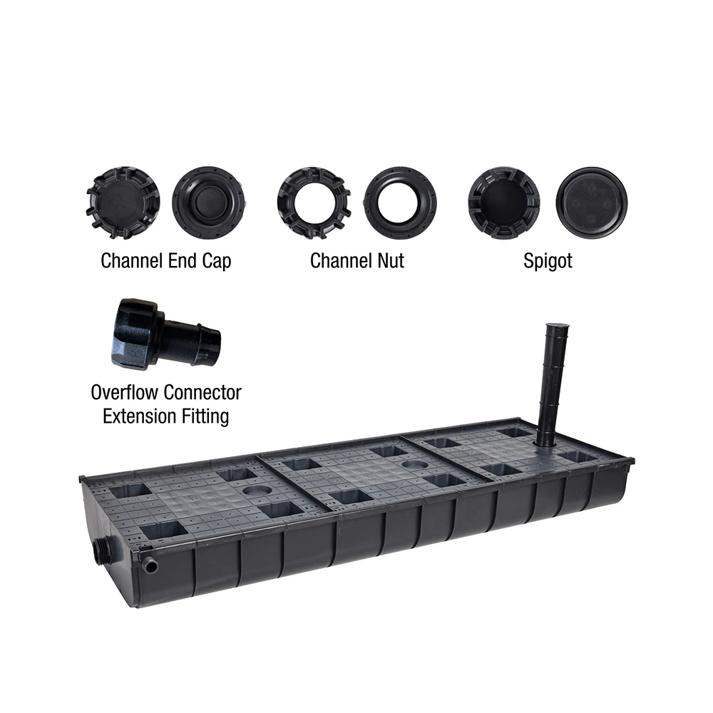 WaterUps Sub-Irrigation Channel Basic Kit - 1.3M x 0.47 x 0.16M