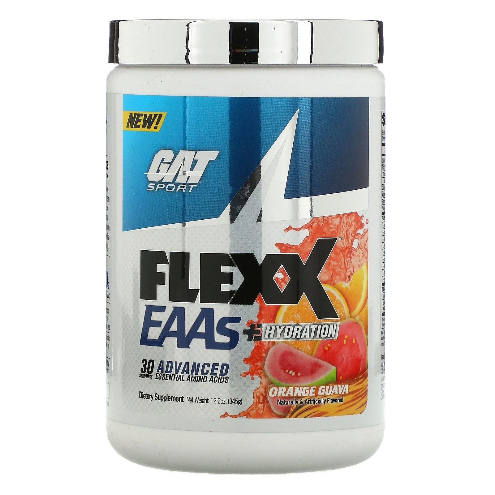 GAT, Flexx EAAs + Hydration, Orange Guava, 12.2 oz (345 g)