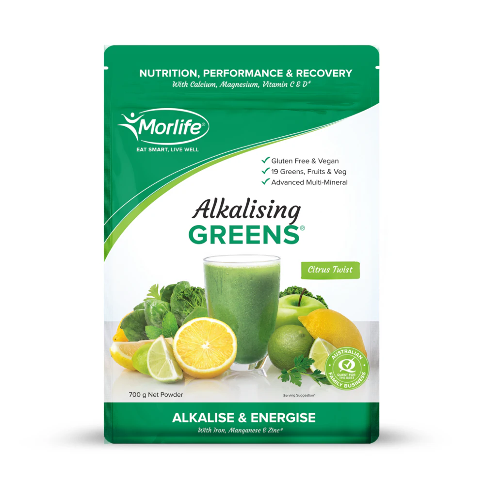 Morlife Alkalising Greens 700g Citrus Twist