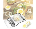 Kitchen Stainless Steel Egg Slicer Wire Egg Cheeses Chopper Dicer Cutter Tool for Salads Sandwiches