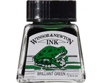 Winsor and Newton Drawing ink 14ml : Brilliant Green