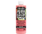 DecoArt FluidArt Ready -To-Pour Acrylic Paint 8oz - Smokey Pink*