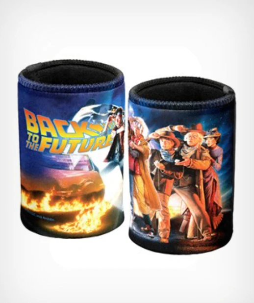 Back to the Future Movie Neoprene Can Cooler Stubby Holder