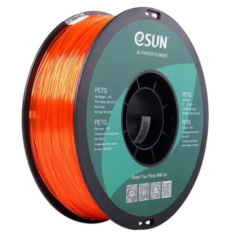 eSUN PETG 3D Filament 1.75mm 1kg - ORANGE