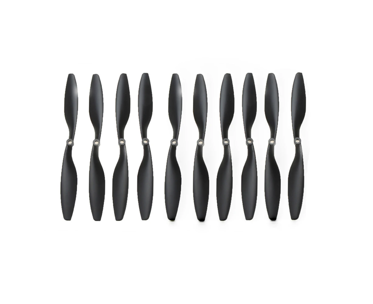 GoolRC 5 Pairs Nylon 10x4.5" 1045 1045R CW CCW Propeller Black for DJI F450 500 F550 FPV Multi-Copter QuadCopter APC - black