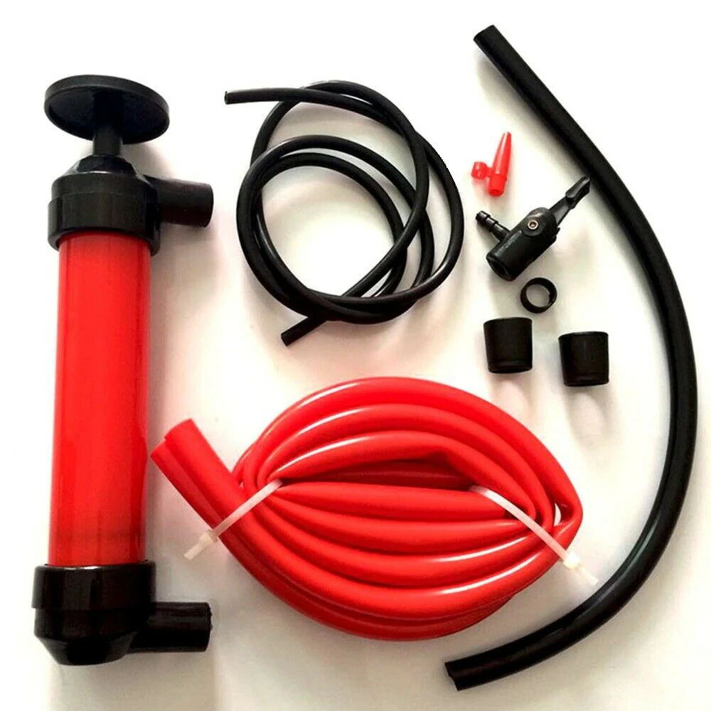 Siphon Pump Oil Change Manual Fuel Extractor Transfer Inflate