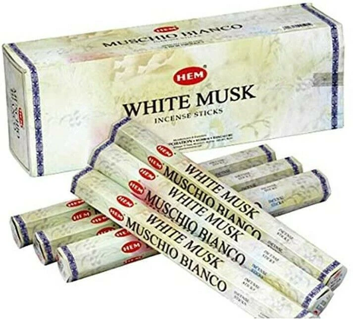 HEM White Musk 120 Incense Sticks