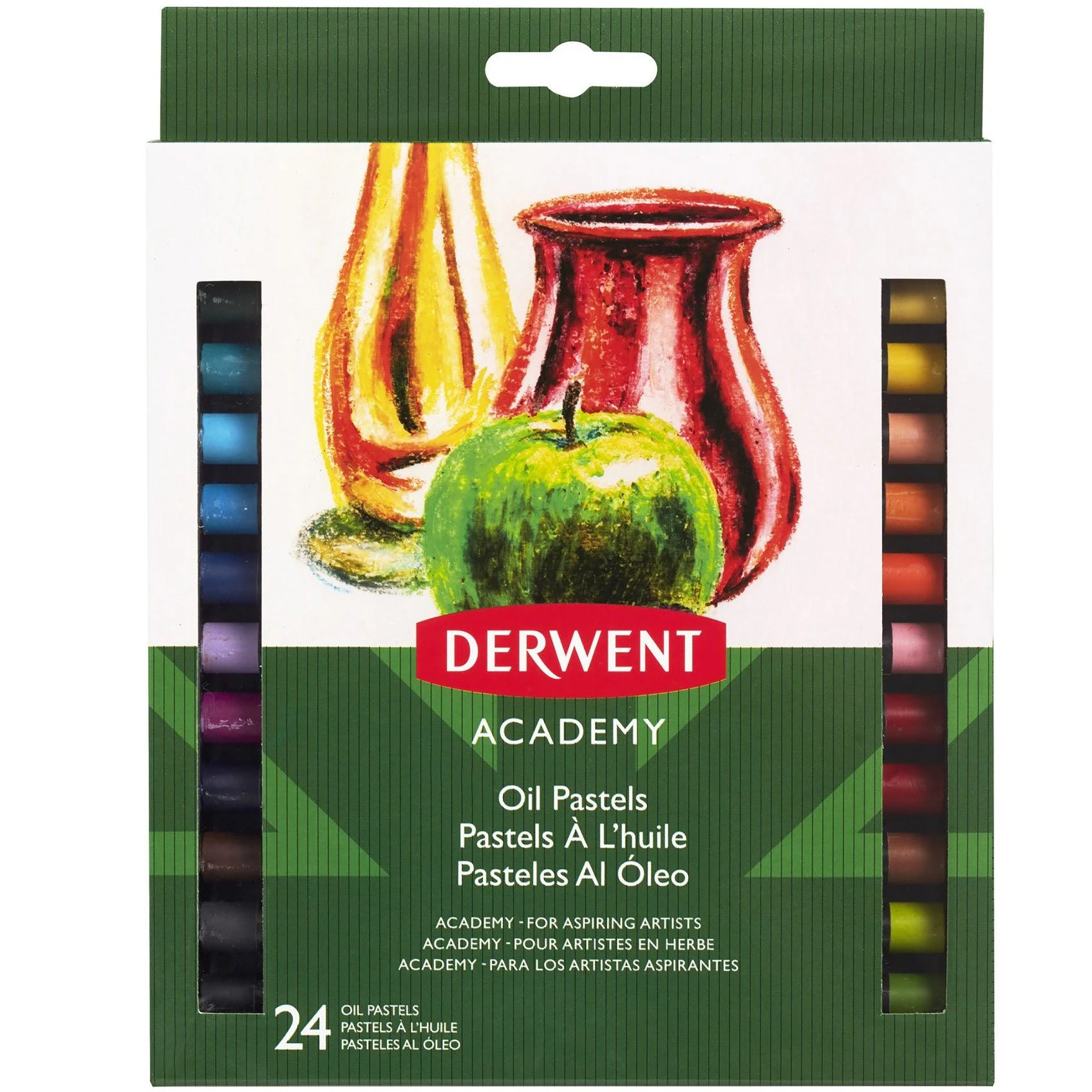 Derwent Academy Oil Pastels Assorted Colours Set Of 24