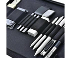 33pcs Drawing Sketch Set Charcoal Pencil Eraser Art Craft Painting Sketching Kit