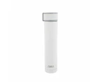 Oasis Skinny Mini Stainless Steel Double Wall Insulated Bottle 250ml White