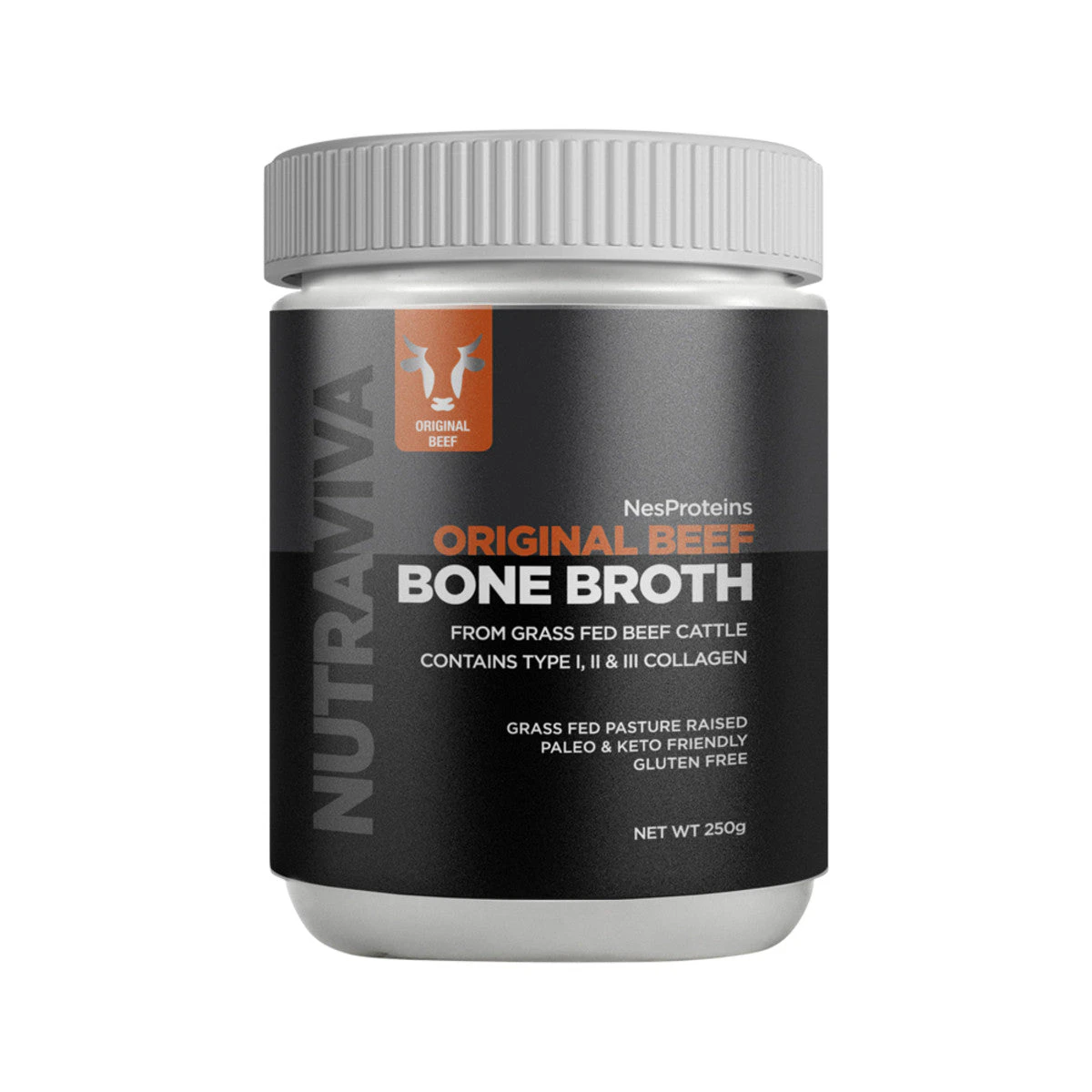 Nutraviva (NesProteins) Bone Broth Original Beef 250g