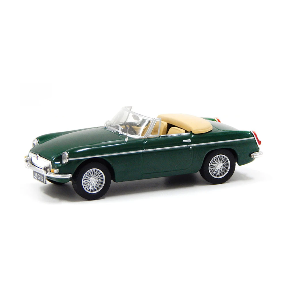 Triple 9 1:43 Scale MG B Convertible Limited 1964 Diecast Model Car Green