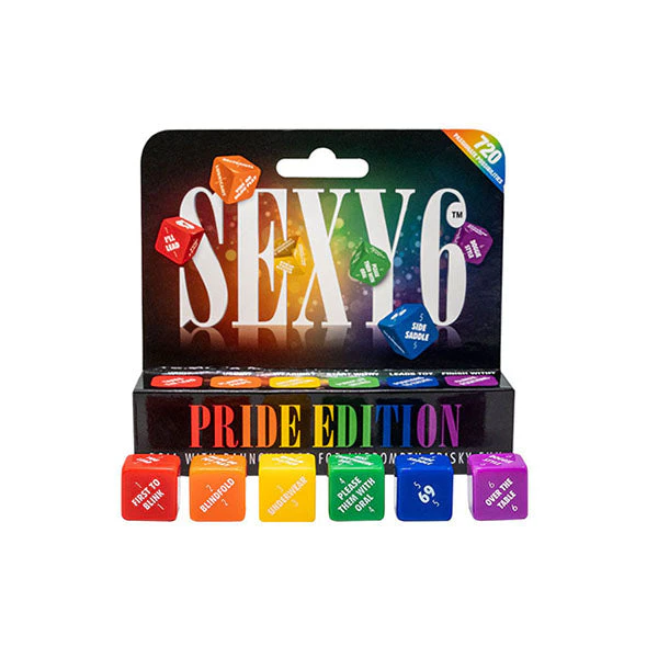 Sexy 6 Pride Edition Couples Dice Game