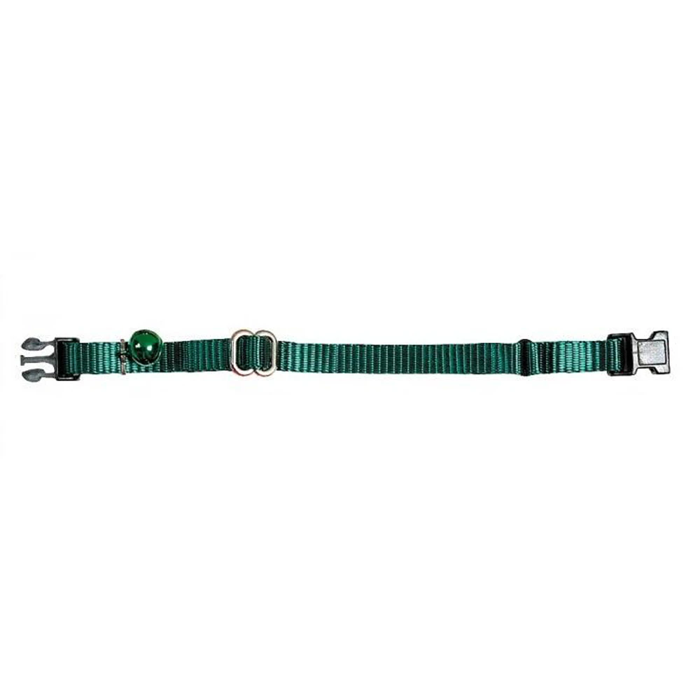 Prestige Pet 3/8 Inch Adjustable Cat Collar Hunter Green 13-25cm