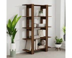 vidaXL Book Cabinet/Room Divider Brown Oak 100x30x160 cm