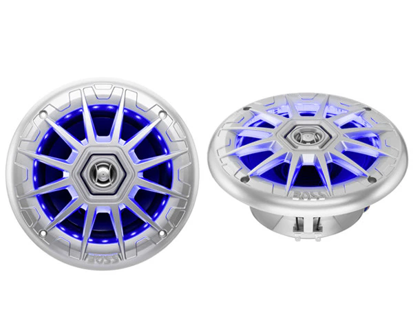 Boss Audio MRGB65S 6.5" Marine Speakers w/ RGB Illumination