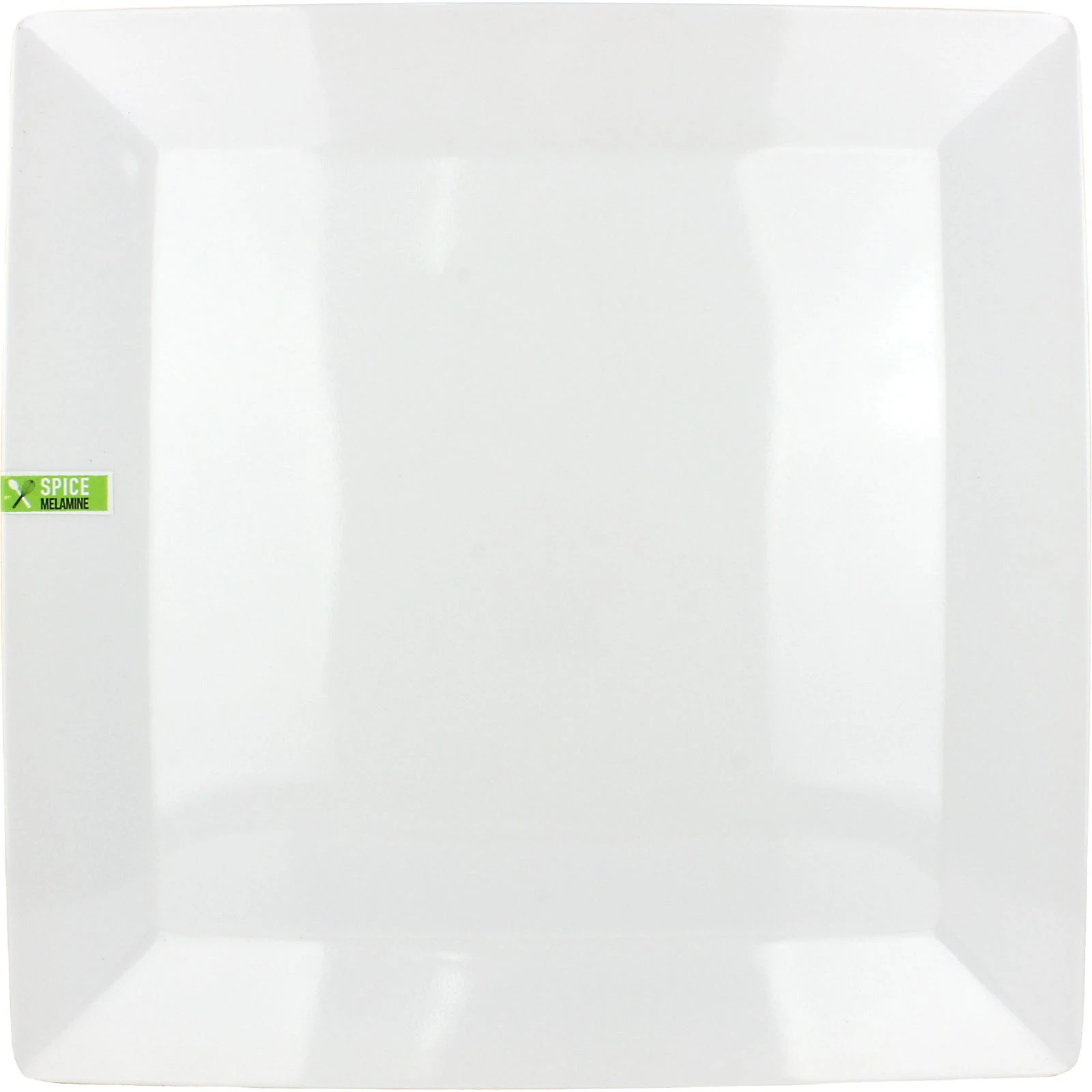 White 40cm Square Melamine Platter