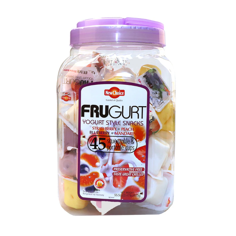 New Choice Frugurt Yogurt Style Snacks 45 cups, 1.575kg