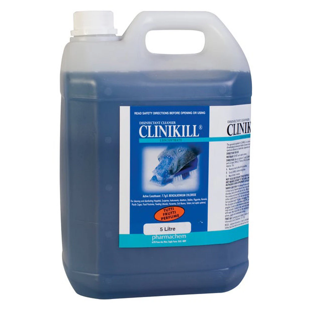 Clinikill Disinfectant Germicidal Detergent Concentrate Tutti Fruiti 5L