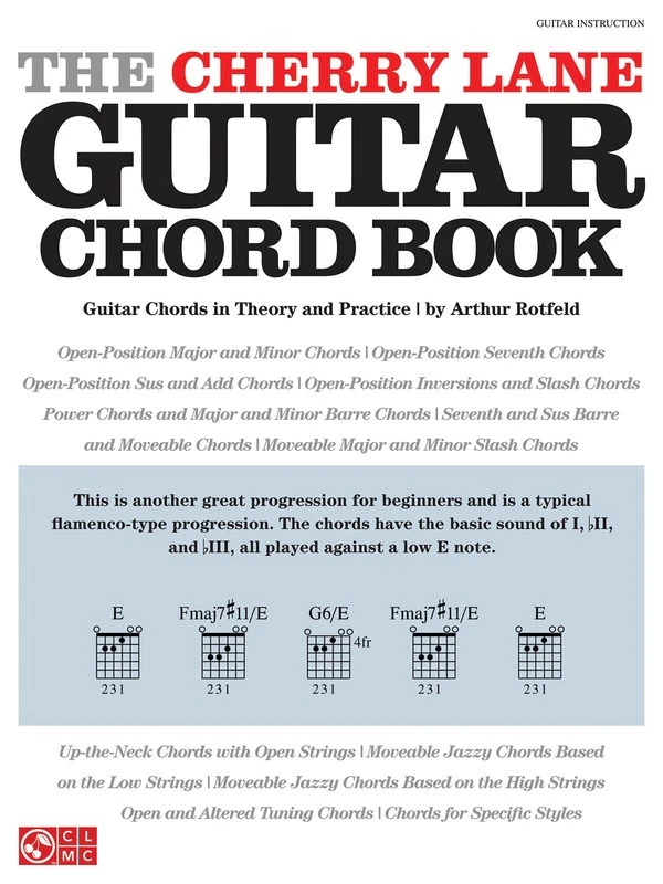 Cherry Lane Guitar Chord Book (Softcover Book)