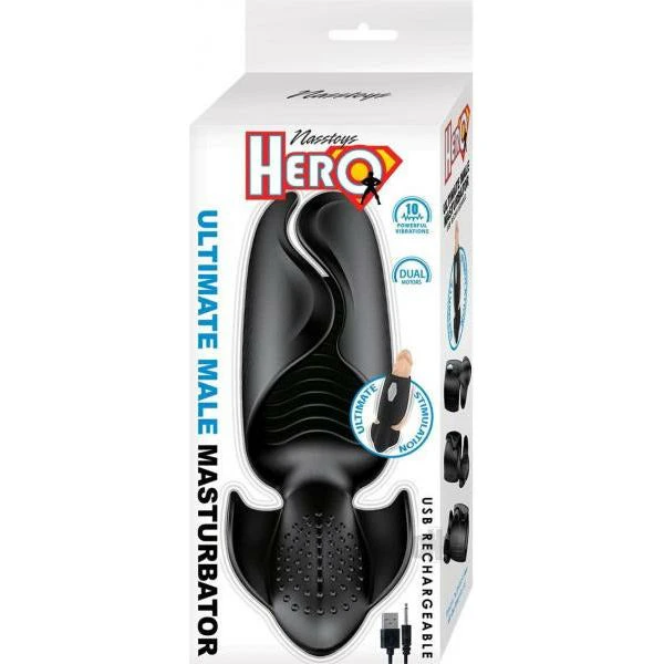 Introducing The Hero Ultimate Male Masturbator Black The Perfect Pleasure Companion For Men!