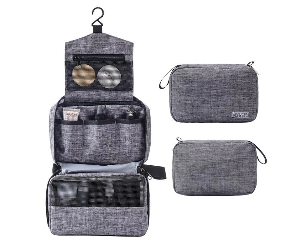 Hook Toiletries Bag Organize Storage Bag - Grey