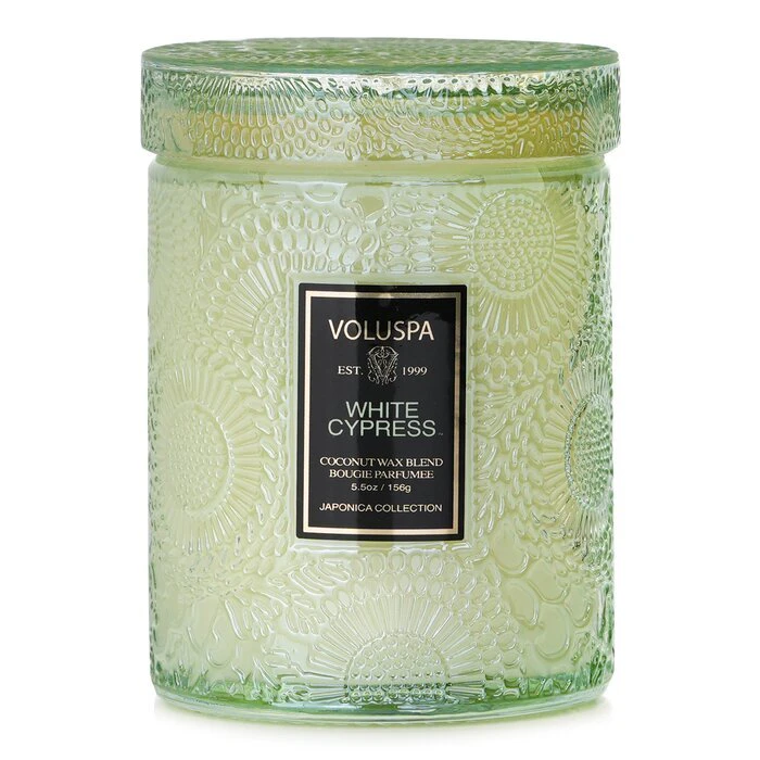 Voluspa Small Jar Candle White Cypress 156g/5.5oz