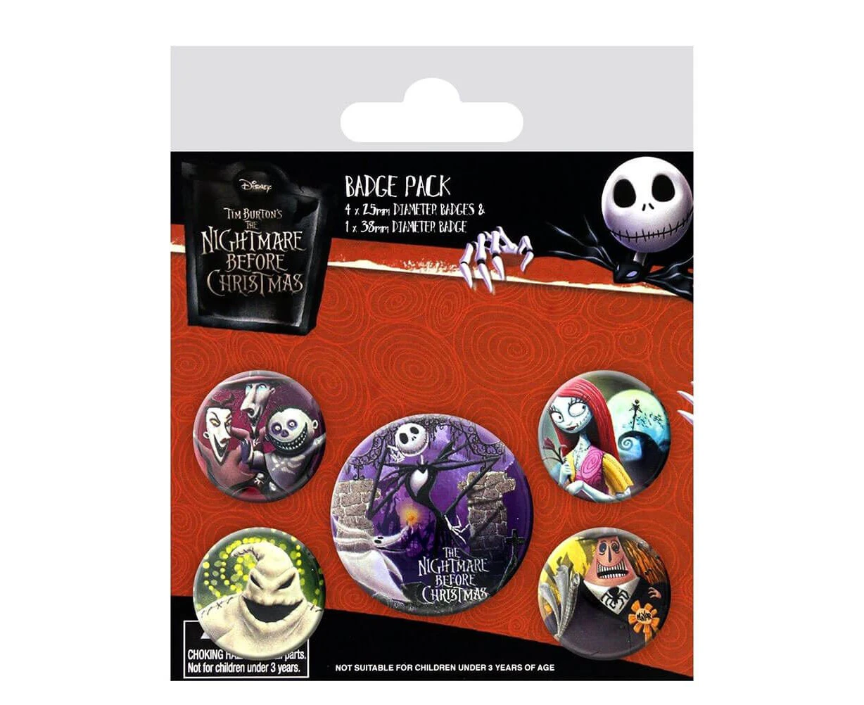 The Nightmare Before Christmas Badge Pack