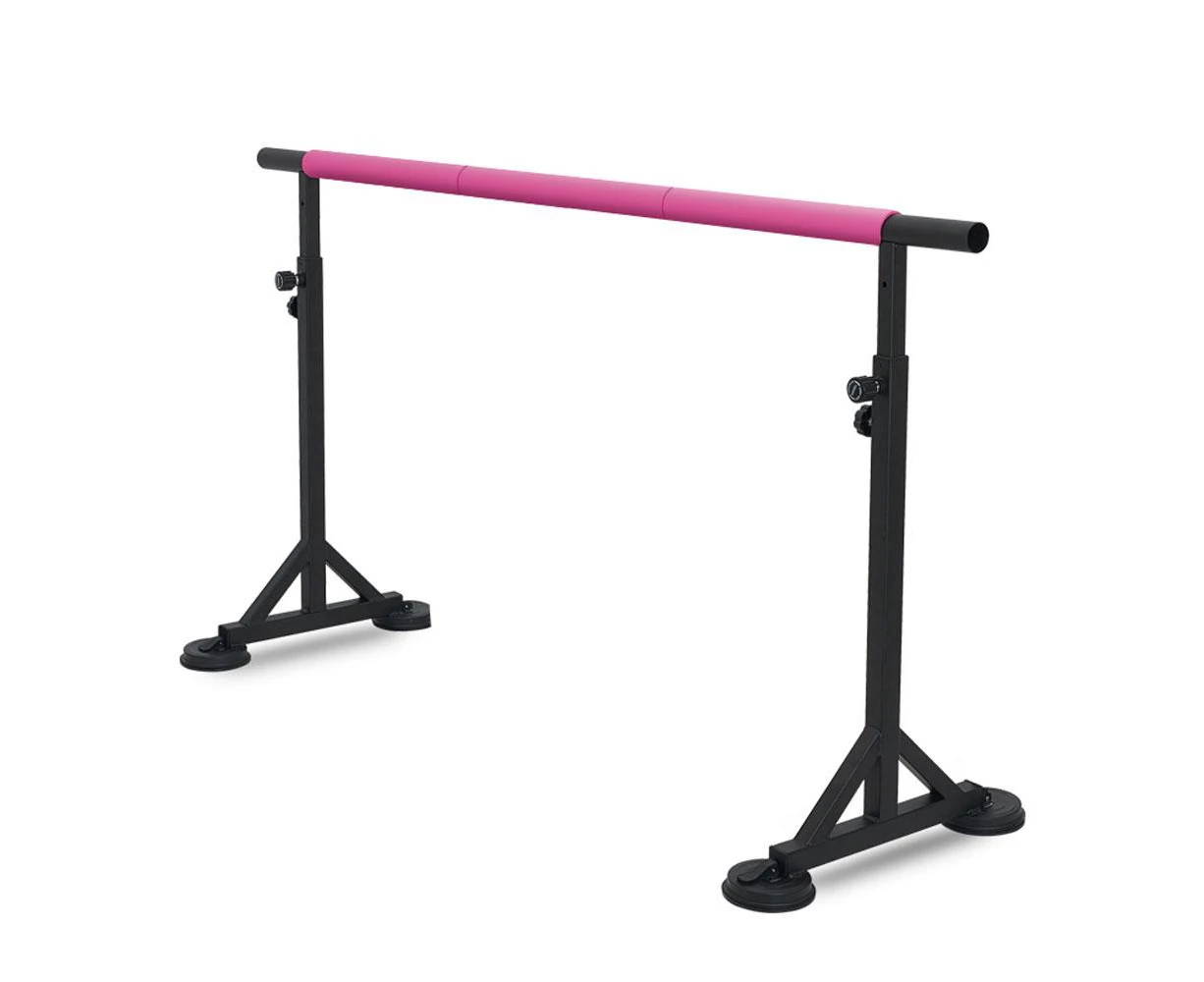 Portable Ballet Barre Stretch Barre Dance Bar 1.5M Length Freestanding Adjustable Height