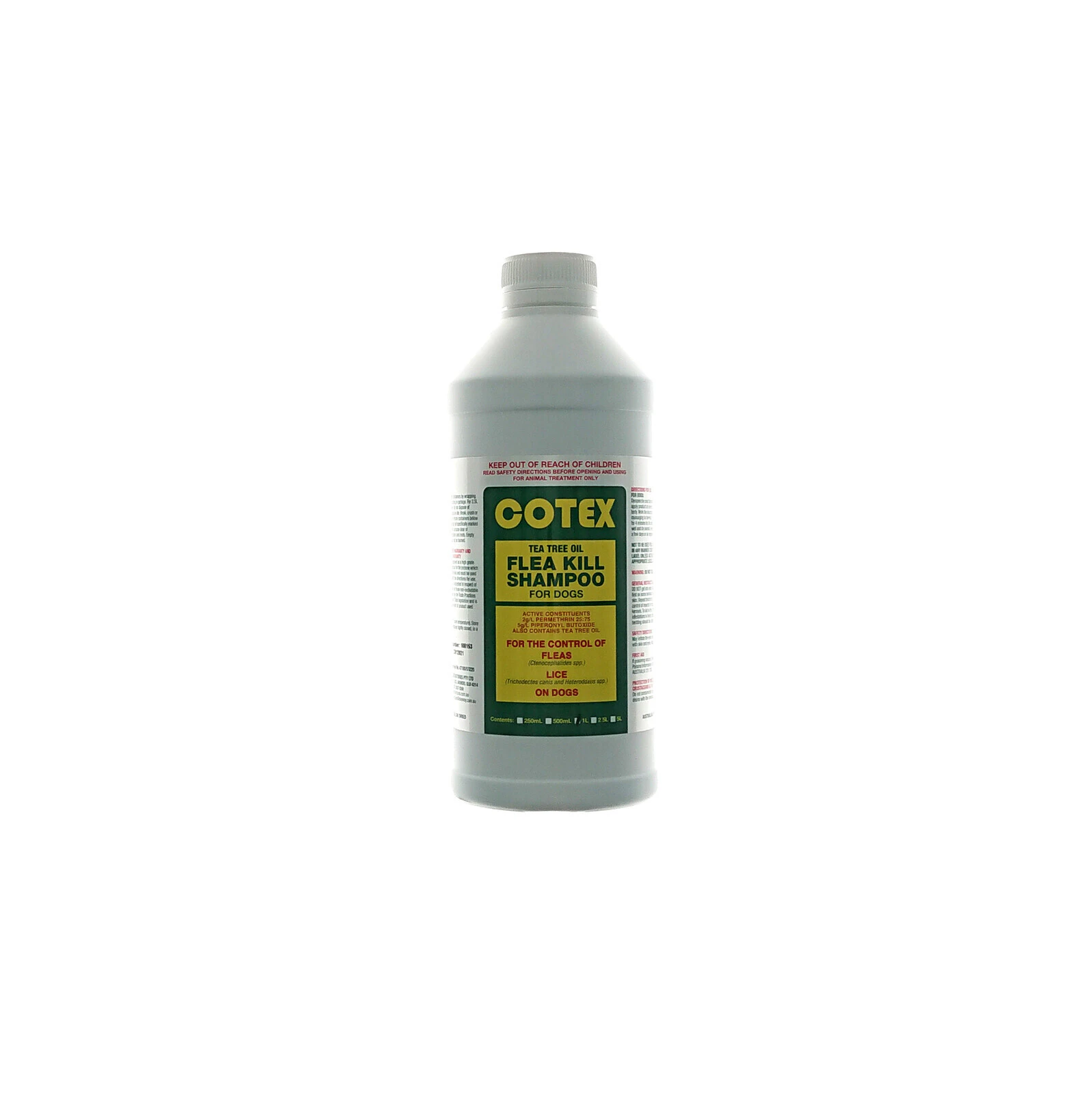 Cotex Tea Tree Oil Flea Kill Dog Grooming Shampoo 500ml