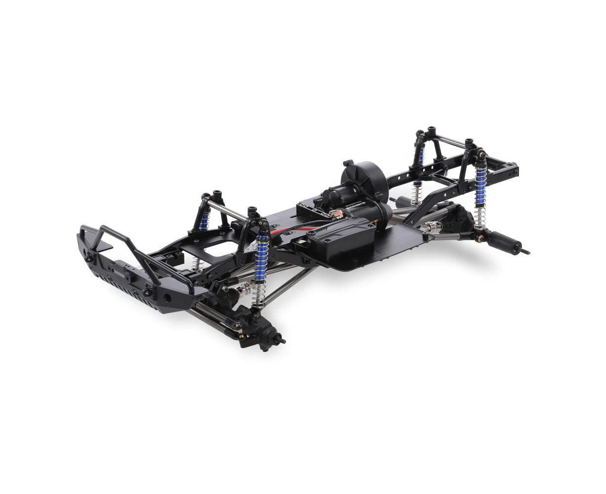 AUSTAR 313mm Wheelbase Chassis Frame for 1/10 AXIAL SCX10 II 90046 90047 RC Crawler Climbing Car DIY - Black