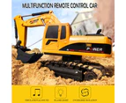 1/24 RC Excavator RC Car Construction Tractor Kids Toy with Lights & Sounds