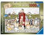 Ravensburger Crazy Cats Lost in the Post 1000 Piece Jigsaw Puzzle