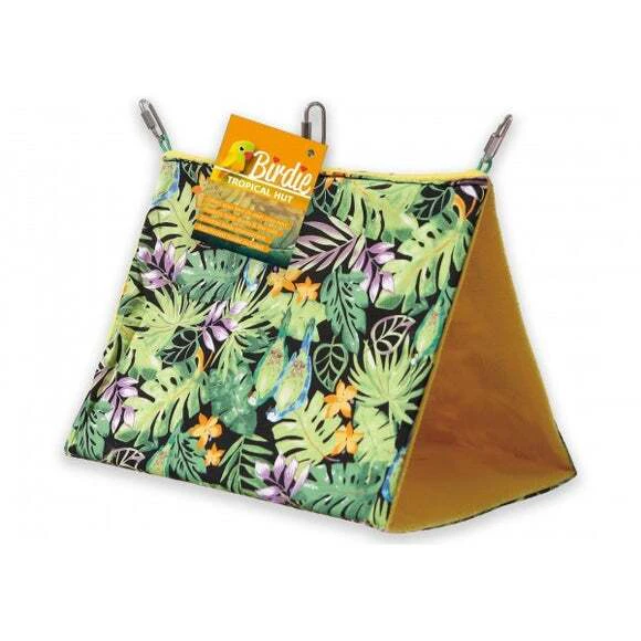 Birdie Tropical Bird Hut Medium 18x15cm brd241