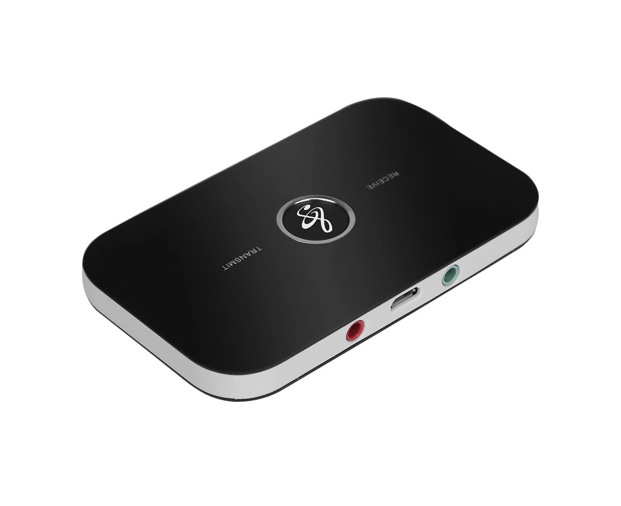 B6 2 in 1 Bluetooth Wireless Transmitter & Receiver Black