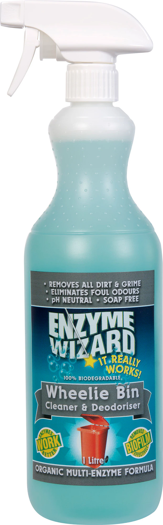 Enzyme Wizard Wheelie Bin Cleaner and Deodoriser - 1 Litre