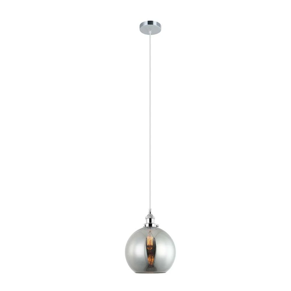 CLA LIGHTING Pesini Interior Wine Glass Pendant Light - Smoked / Chrome