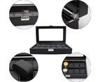 12 Grids Carbon Fiber Watch Storage Box ~ Display Organizer