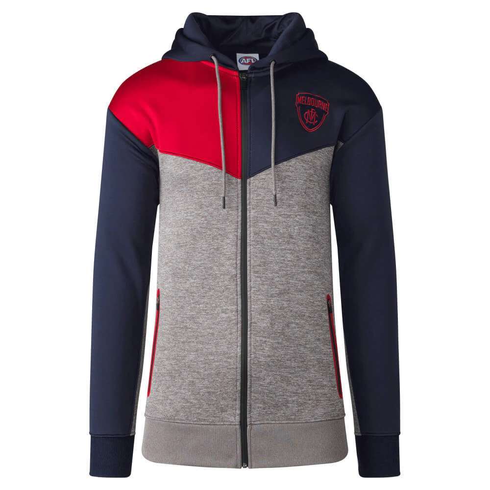 Melbourne Demons Mens Premium Zipped Hood