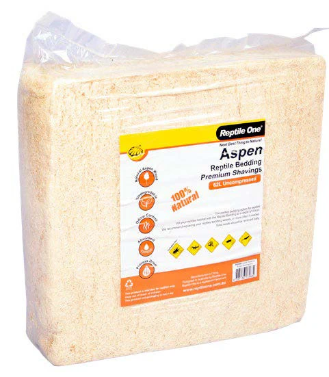 Reptile One Aspen Premium Shavings 4kg/62L Compressed (45560)